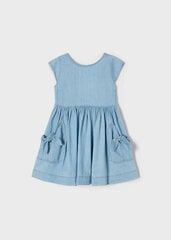 Mayoral Джинсовое Платье для Девочек 3931-45 цена и информация | Платья для девочек | pigu.lt