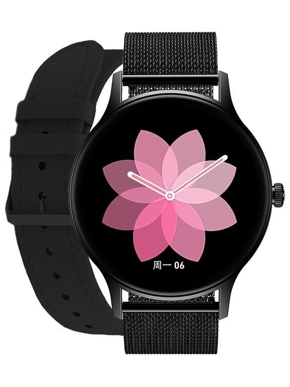 Pacific 18 Steel Black + Black kaina ir informacija | Išmanieji laikrodžiai (smartwatch) | pigu.lt