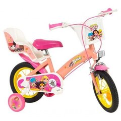 Vaikiškas dviratis Toimsa Bicicleta 12", orandžinis kaina ir informacija | Dviračiai | pigu.lt