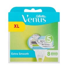 Skustuvo galvutės moterims Gillette Venus Extra Smooth, 8 vnt kaina ir informacija | Skutimosi priemonės ir kosmetika | pigu.lt