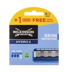 Skutimosi galvutės Wilkinson Sword Hydro 3, 5 vnt kaina ir informacija | Skutimosi priemonės ir kosmetika | pigu.lt
