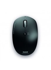 Port Designs 900707 mouse Ambidextrous Bluetooth+USB Type-A Optical 2400 DPI kaina ir informacija | Pelės | pigu.lt