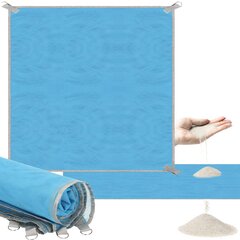 Paplūdimio kilimėlis Springos PM0009, 200x200 cm, mėlynas kaina ir informacija | Kitas turistinis inventorius | pigu.lt