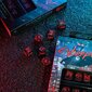 Kauliukų rinkinys Cyberpunk RED Essential juodos ir raudonos spalvos цена и информация | Stalo žaidimai, galvosūkiai | pigu.lt