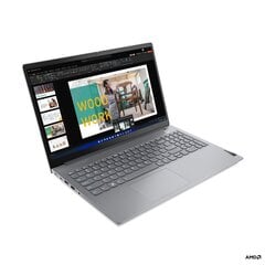 Lenovo ThinkBook 15 G4 ABA (21DL0048PB), 15.6" FHD IPS, Ryzen 7 5825U, 8GB DDR4, SSD 512, Windows 11 Pro PL, Mineral Grey kaina ir informacija | Nešiojami kompiuteriai | pigu.lt