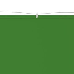vidaXL Vertikali markizė, šviesiai žalia, 60x420cm, oksfordo audinys kaina ir informacija | Skėčiai, markizės, stovai | pigu.lt