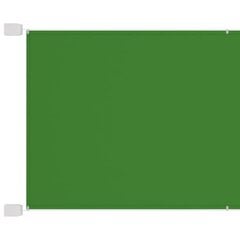 vidaXL Vertikali markizė, šviesiai žalia, 140x420cm, oksfordo audinys kaina ir informacija | Skėčiai, markizės, stovai | pigu.lt