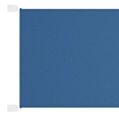 vidaXL Vertikali markizė, mėlynos spalvos, 60x1000cm, oksfordo audinys kaina ir informacija | Skėčiai, markizės, stovai | pigu.lt
