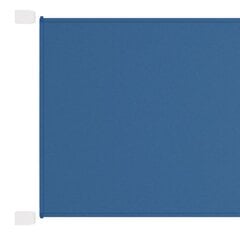 vidaXL Vertikali markizė, mėlynos spalvos, 100x360cm, oksfordo audinys kaina ir informacija | Skėčiai, markizės, stovai | pigu.lt