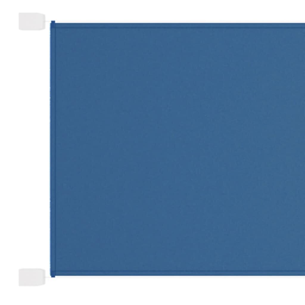 vidaXL Vertikali markizė, mėlynos spalvos, 100x600cm, oksfordo audinys kaina ir informacija | Skėčiai, markizės, stovai | pigu.lt