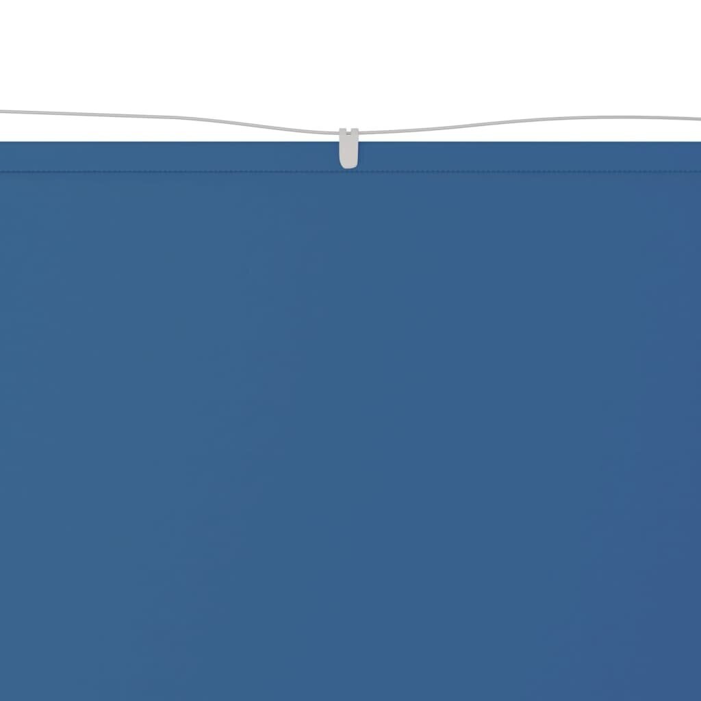 vidaXL Vertikali markizė, mėlynos spalvos, 140x270cm, oksfordo audinys kaina ir informacija | Skėčiai, markizės, stovai | pigu.lt