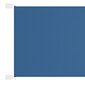 vidaXL Vertikali markizė, mėlynos spalvos, 140x800cm, oksfordo audinys цена и информация | Skėčiai, markizės, stovai | pigu.lt
