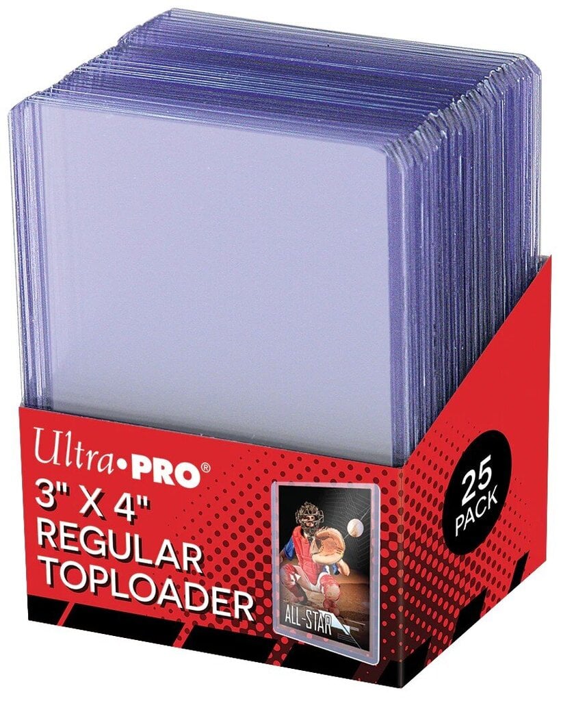 Žaidimo kortelių įmautės UP Toploader - 3" x 4" Clear Regular, 25 vnt цена и информация | Stalo žaidimai, galvosūkiai | pigu.lt