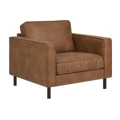 Armchair LUCAS brown цена и информация | Кресла в гостиную | pigu.lt
