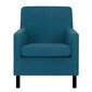 Fotelis LOONE, mėlynas kaina ir informacija | Svetainės foteliai | pigu.lt
