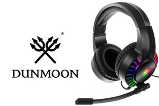 Игровая гарнитура 5.1 RGB Dunmoon 19060 с микрофоном цена и информация | Наушники | pigu.lt