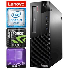 Товар с повреждением. Lenovo M83 SFF i3-4160 4GB 120SSD GT1030 2GB DVD WIN10PRO/W7P [refurbished] цена и информация | Товары с повреждениями | pigu.lt