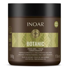 Маска для укрепления волос с касторовым маслом INOAR Botanic Mask 500 г цена и информация | Средства для укрепления волос | pigu.lt