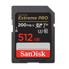 Sandisk Extreme Pro SDXC 512GB kaina ir informacija | Atminties kortelės telefonams | pigu.lt