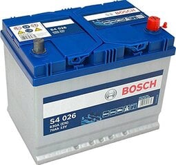 Аккумулятор Bosch 70Ah 630A S4026 цена и информация | Akumuliatoriai | pigu.lt