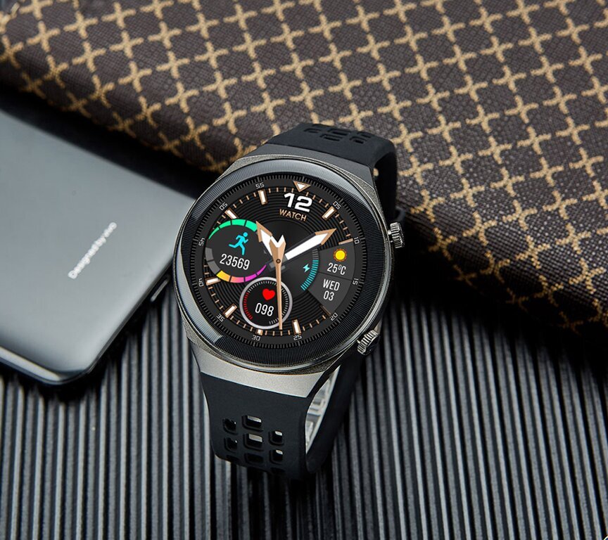 Rubicon RNCE68 Silver/Green kaina ir informacija | Išmanieji laikrodžiai (smartwatch) | pigu.lt