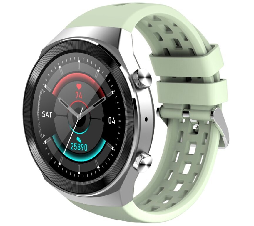 Rubicon RNCE68 Silver/Green kaina ir informacija | Išmanieji laikrodžiai (smartwatch) | pigu.lt