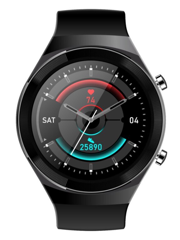 Rubicon RNCE68 Black kaina ir informacija | Išmanieji laikrodžiai (smartwatch) | pigu.lt