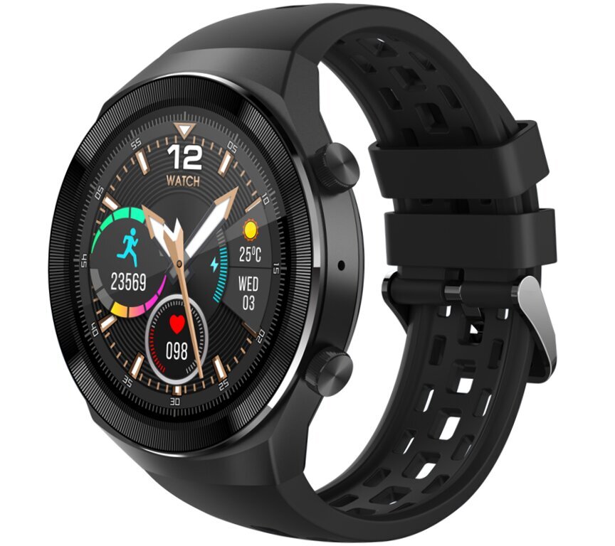 Rubicon RNCE68 Black kaina ir informacija | Išmanieji laikrodžiai (smartwatch) | pigu.lt