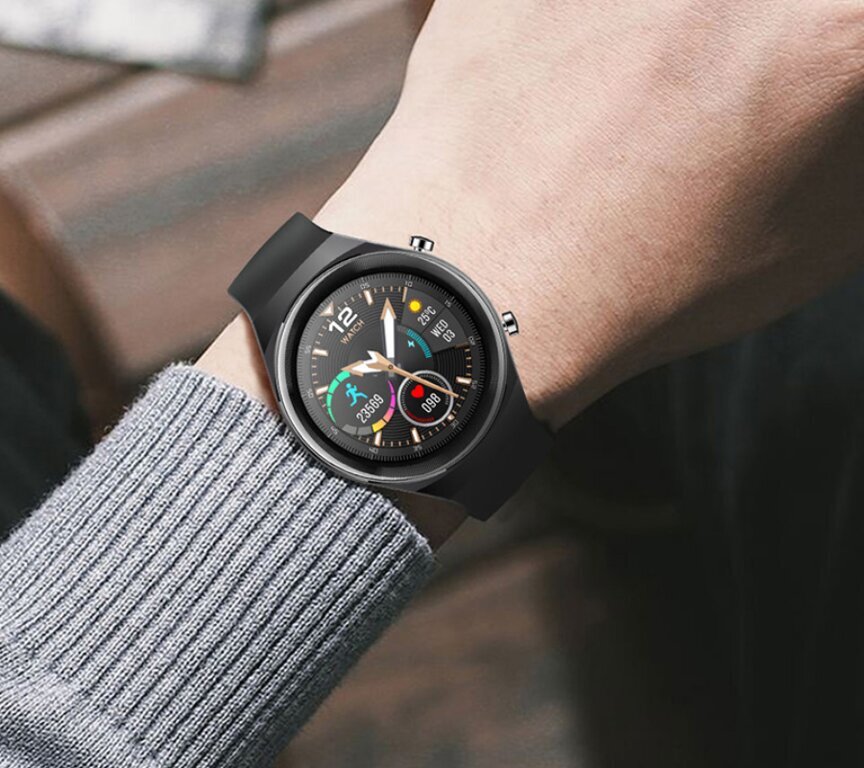 Rubicon RNCE68 Black kaina ir informacija | Išmanieji laikrodžiai (smartwatch) | pigu.lt