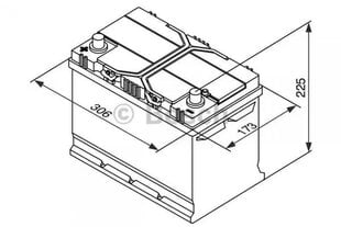 Аккумулятор Bosch 95AH 830A S4 цена и информация | Bosch Аккумуляторы и зарядные устройства | pigu.lt