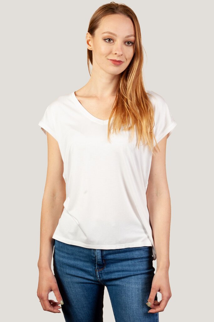 Marškinėliai moterims Blue Seven 105652001, balti kaina ir informacija | Marškinėliai moterims | pigu.lt