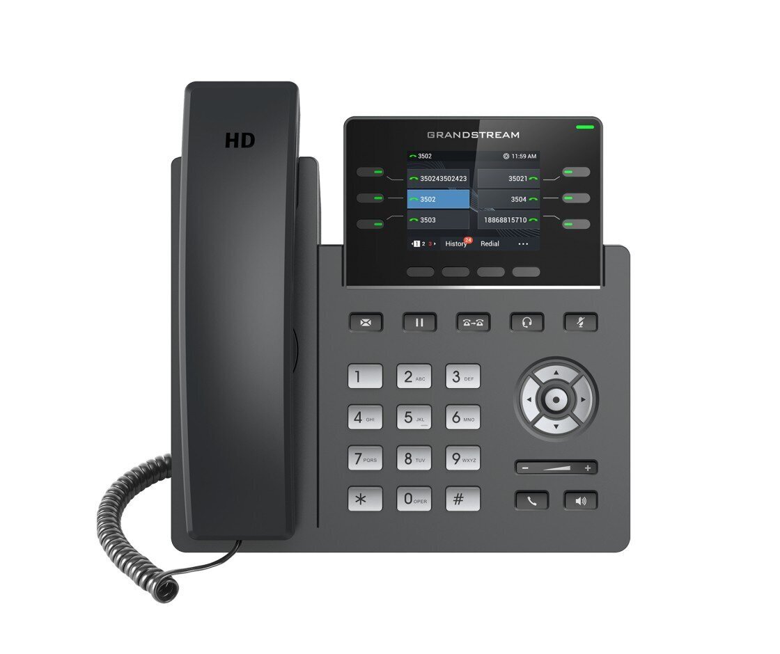 Stacionarus telefonas Grandstream Networks GRP2613 IP phone цена и информация | Stacionarūs telefonai | pigu.lt