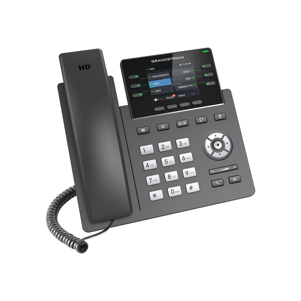 Stacionarus telefonas Grandstream Networks GRP2613 IP phone цена и информация | Stacionarūs telefonai | pigu.lt