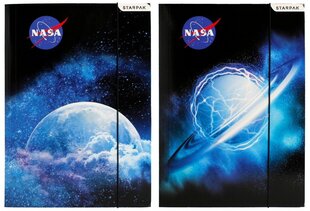 Aplankas su gumele Starpak NASA, kartoninis, A4 kaina ir informacija | Kanceliarinės prekės | pigu.lt