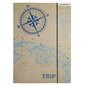 Aplankas su gumele Starpak Trip, kartoninis, A4 kaina ir informacija | Kanceliarinės prekės | pigu.lt