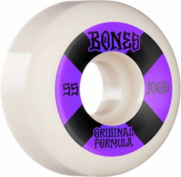 Ratukai riedlentei Bones Wheels OG Formula V5 Sidecut White, 55 mm, 100A, 4 vnt. kaina ir informacija | Riedlentės | pigu.lt