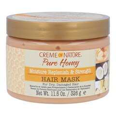 Plaukų kaukė Creme Of Nature Pure Honey Moisturizing Rs Hair, 326 g kaina ir informacija | Priemonės plaukų stiprinimui | pigu.lt