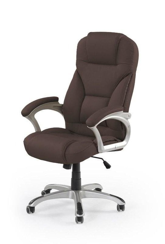 Biuro kėdė Halmar Desmond, ruda цена и информация | Biuro kėdės | pigu.lt