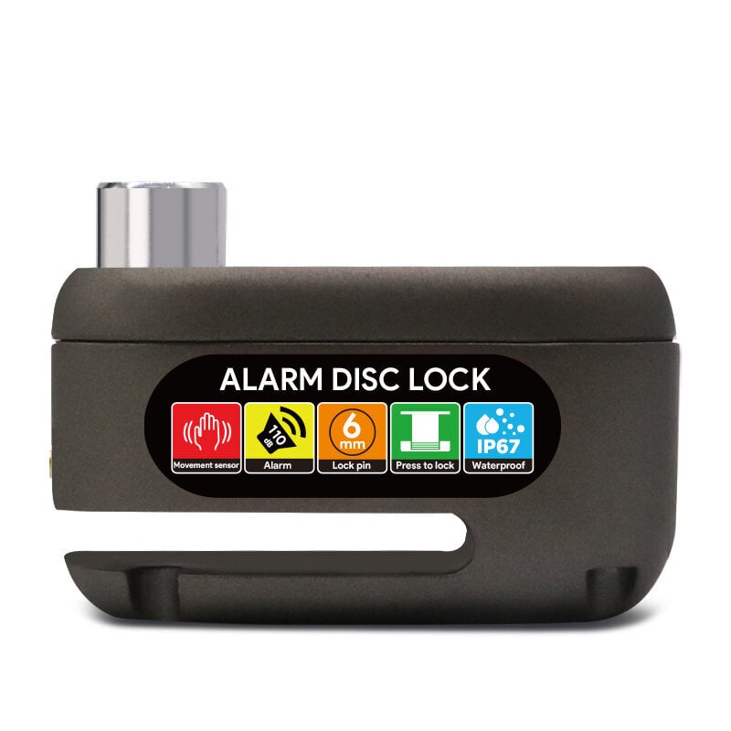 Stabdžių disko užraktas su signalizacija BS03ADL kaina ir informacija | Elektrinių paspirtukų priedai | pigu.lt
