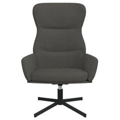 Poilsio kėdė, vidaXL, tamsiai pilkos spalvos kaina ir informacija | Svetainės foteliai | pigu.lt