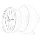 Vonios laikrodis TFA 60.3055, baltas цена и информация | Laikrodžiai | pigu.lt