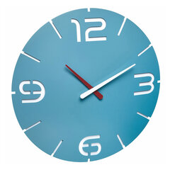 Настенные часы TFA CONTOUR 60.3047, морской синий цена и информация | Часы | pigu.lt