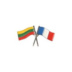 Suvenyrinis ženkliukas Lietuva - Prancūzija kaina ir informacija | Kitos originalios dovanos | pigu.lt