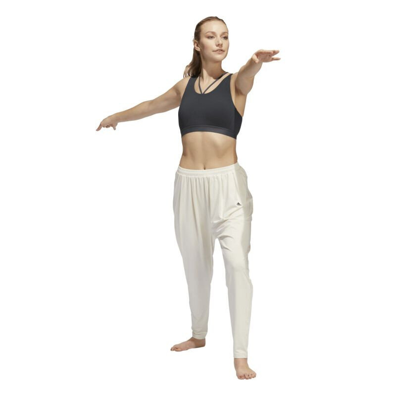 Kelnės moterims Adidas Yoga Pants W, baltos kaina ir informacija | Sportinė apranga moterims | pigu.lt