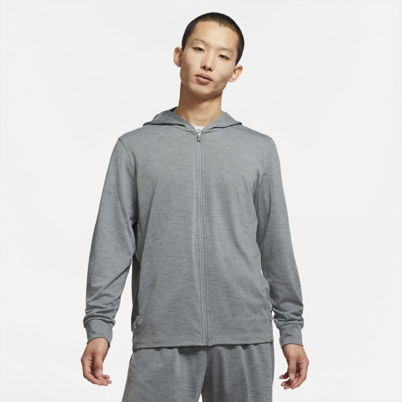 Džemperis vyrams Nike Yoga Dri-FIT M CZ2217-068, pilkas kaina ir informacija | Džemperiai vyrams | pigu.lt