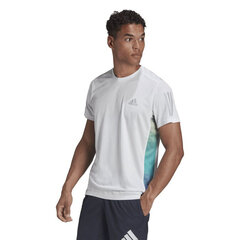 Adidas vyriški marškinėliai Own the Run Colorblock Tee M HB9160 kaina ir informacija | Sportinė apranga vyrams | pigu.lt