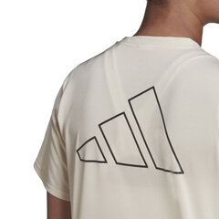 Sportiniai marškinėliai moterims Adidas Run Icons Running Tee W HB9355, balti цена и информация | Спортивная одежда для женщин | pigu.lt