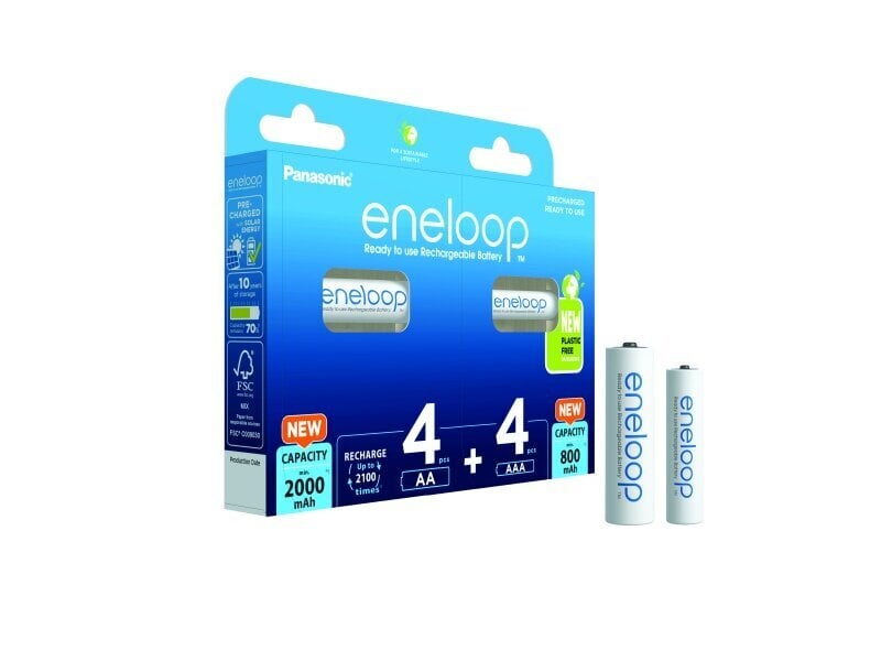 Panasonic Eneloop BK-KJMCDE44E kaina ir informacija | Elementai | pigu.lt