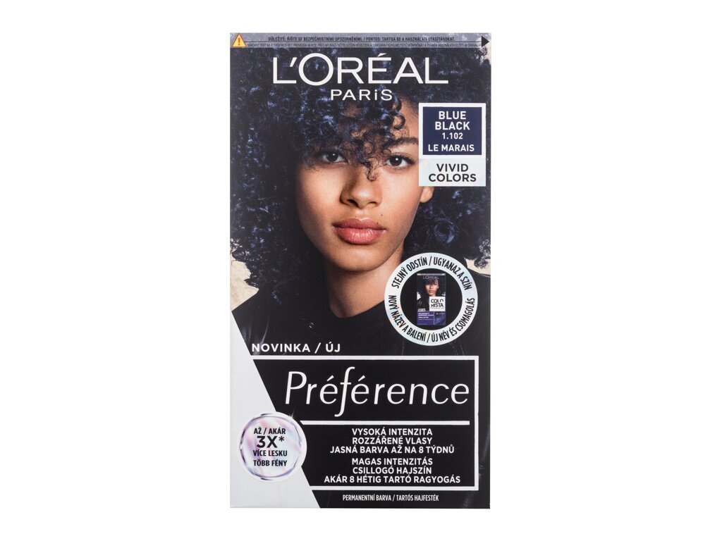Plaukų dažai L'Oréal Paris Préférence Vivid Colors Hair Color moterims, 60 ml цена и информация | Plaukų dažai | pigu.lt