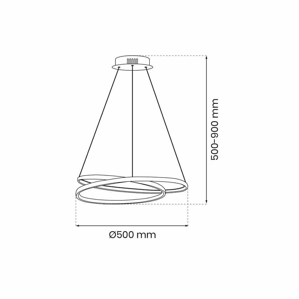 Pakabinamas šviestuvas Milagro LUCERO GOLD 48W LED цена и информация | Pakabinami šviestuvai | pigu.lt